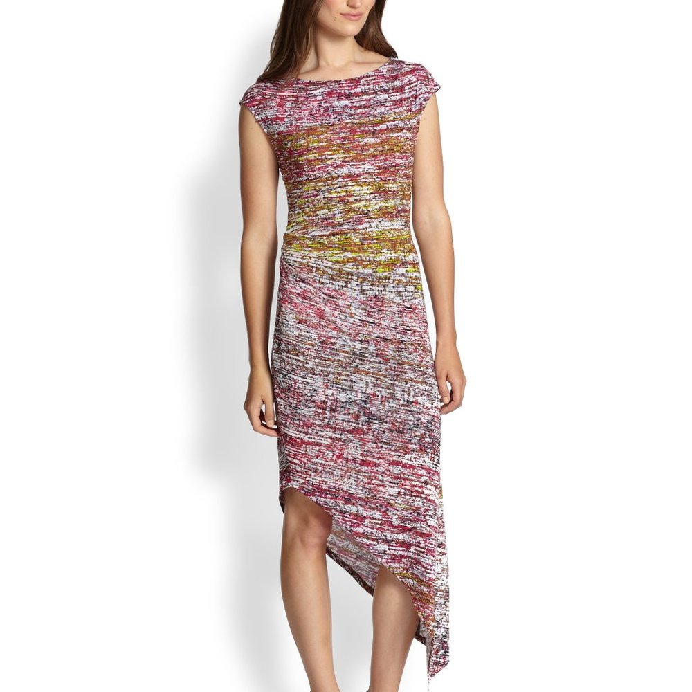 Multi Color Jersey Printed Stretch Dress.